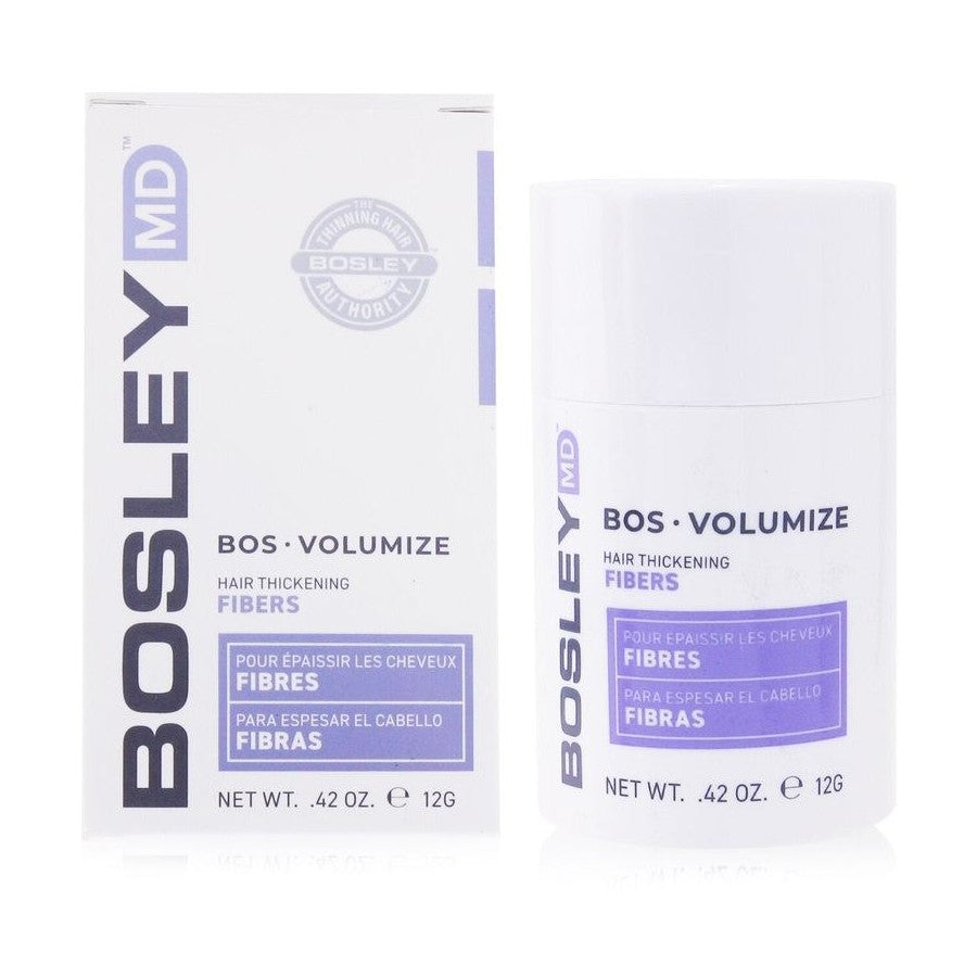 BosleyMD BosVolumize Hair Thickening Fibers Medium Brown 12g
