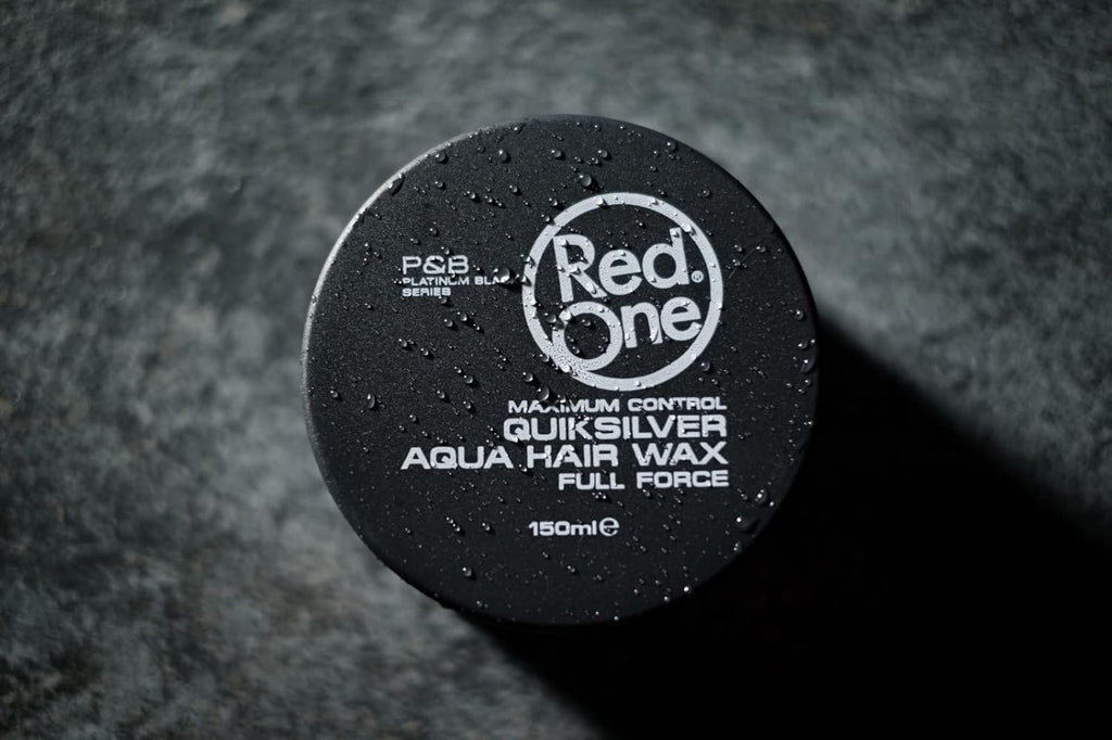 Redone Aqua Hair Gel Wax Full Force Black 150ml Styling Wax For Men