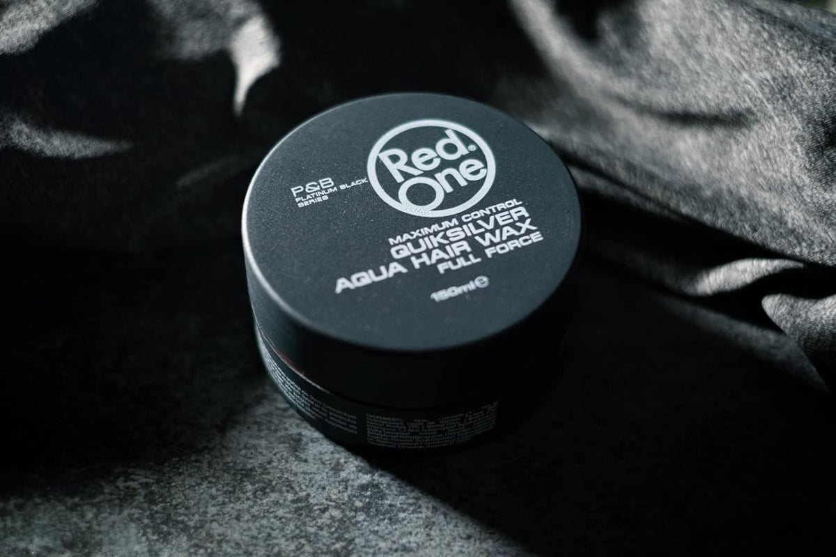 Redone Aqua Hair Gel Wax Full Force Black 150ml Styling Wax For Men