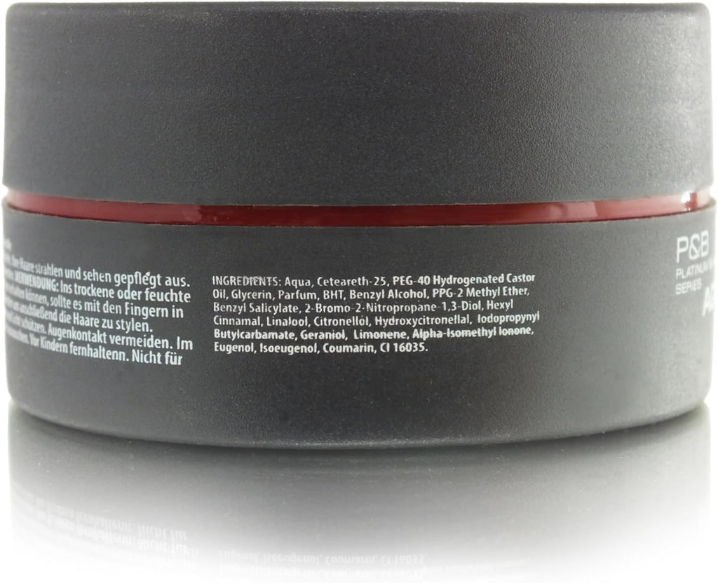 Redone Aqua Hair Gel Wax Full Force Black 150ml Styling Wax For Men