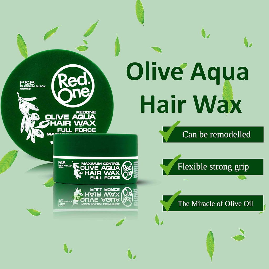 RedOne Hair Styling Wax Full Force Olive 150ml
