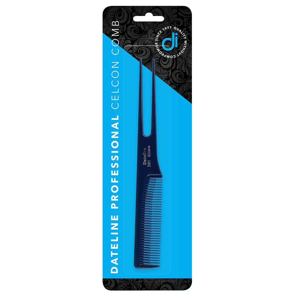 Dateline Professional Blue Celcon 201 Teasing Comb – 20cm