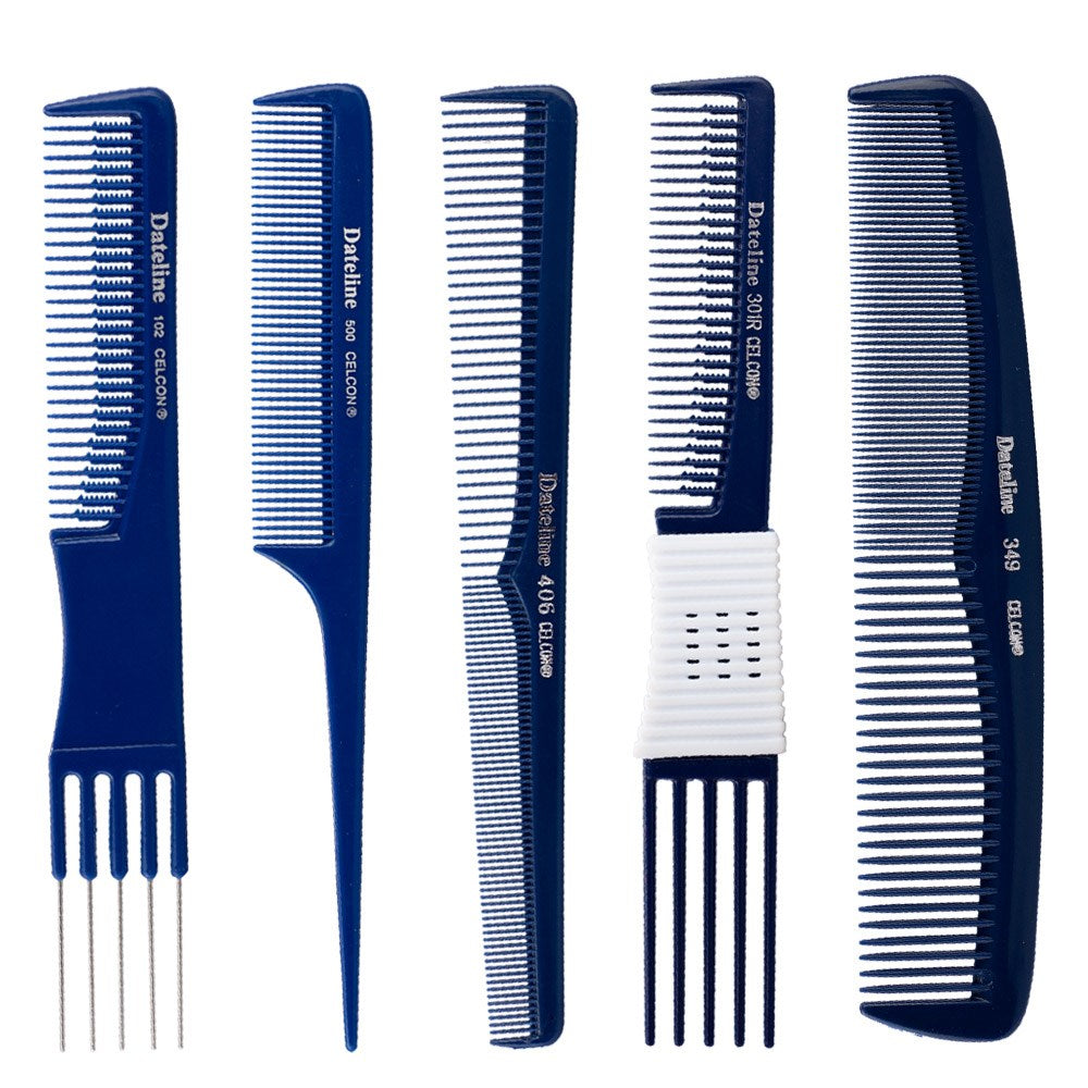 Dateline Professional Blue Celcon 201 Teasing Comb – 20cm