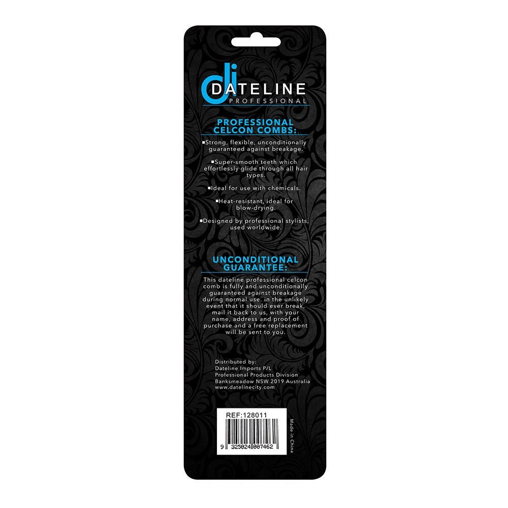 Dateline Professional Blue Celcon MKII/102 Metal Teasing Comb – 19cm