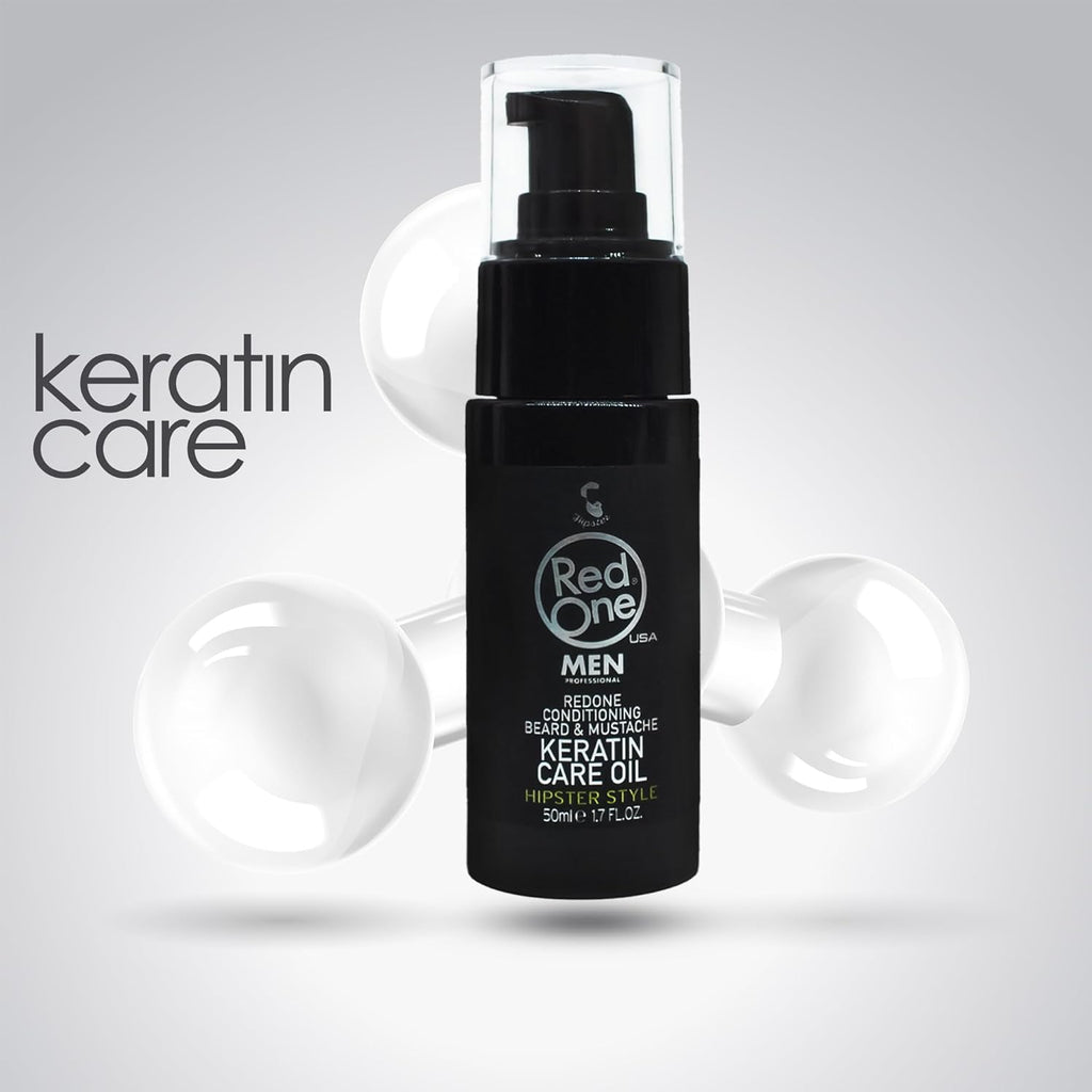 RedOne Keratin Beard Care Oil – 50ml Black