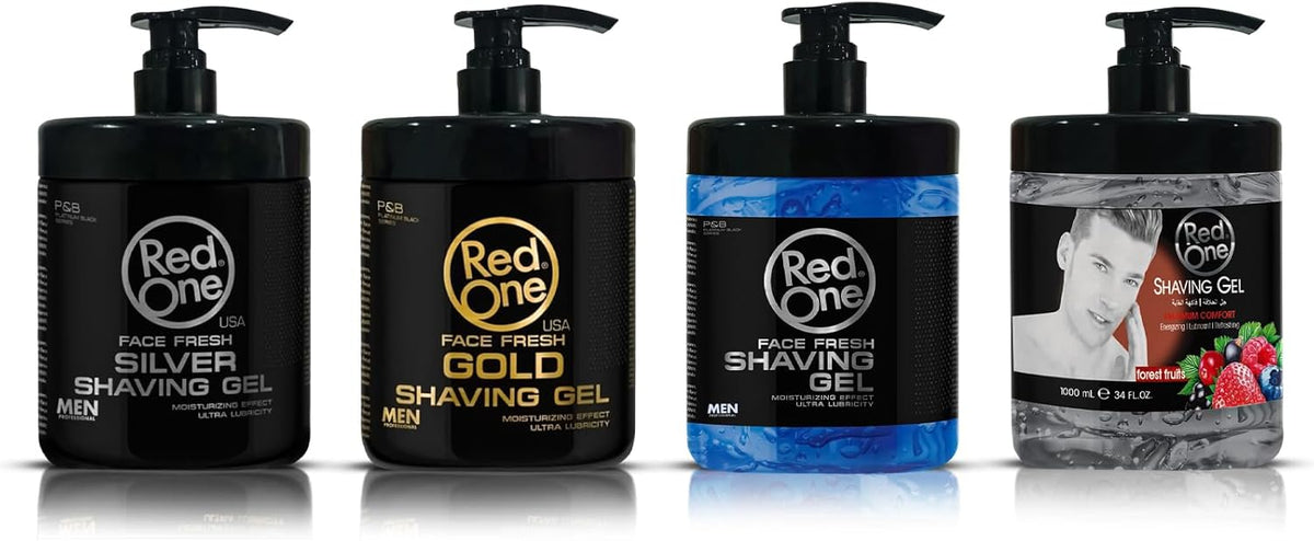 RedOne Shaving Gel Face Fresh Gold Barber 1000ml