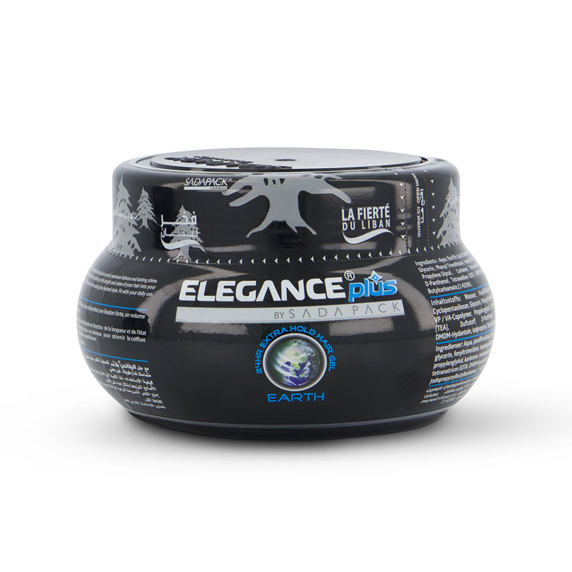 Elegance Plus Hair Gel Earth 500ml – Strong Hold Gel