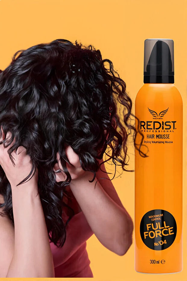 Redist Full Force Styling Foam 300ml – Strong Hold Vegan Mousse