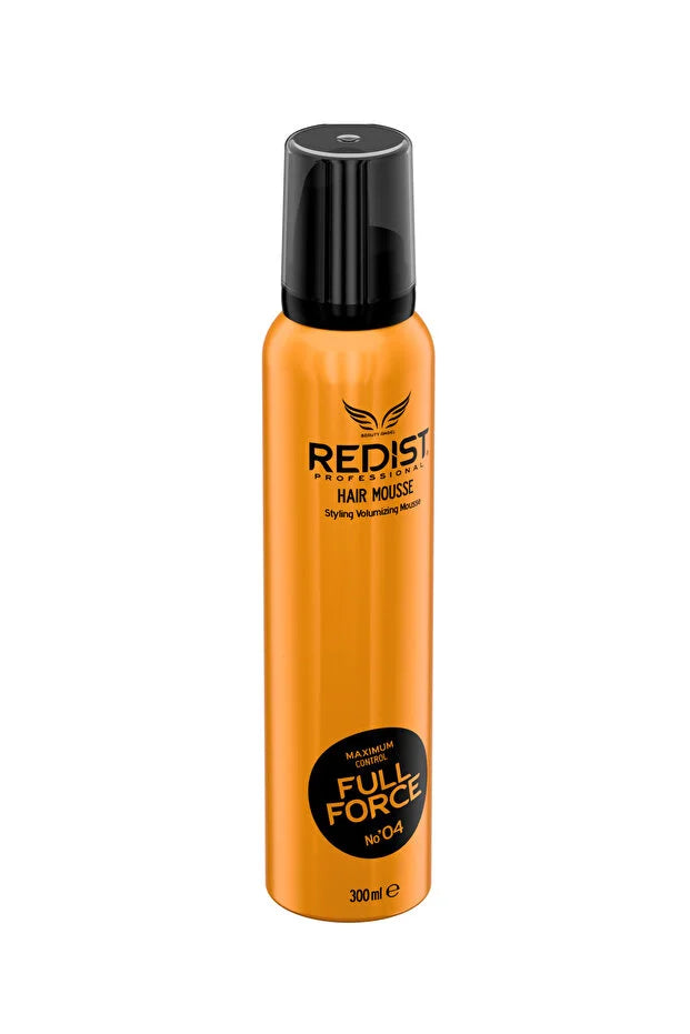 Redist Full Force Styling Foam 300ml – Strong Hold Vegan Mousse
