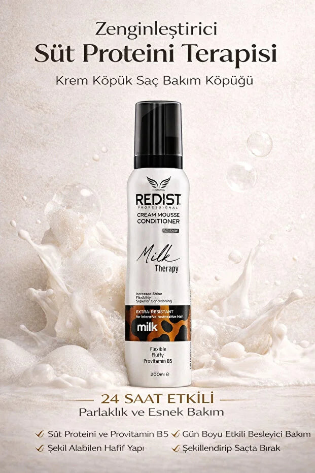 Redist Milk Therapy Hair Care Foam 200ml – Vegan Moisturising