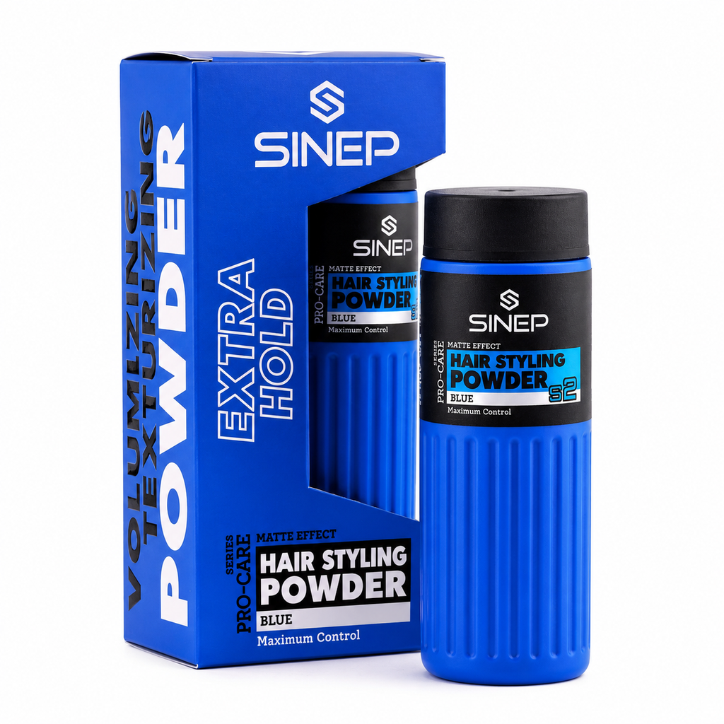 SINEP Blue Hair Styling Powder Wax Strong Hold Volumizing Powder Wax 20g