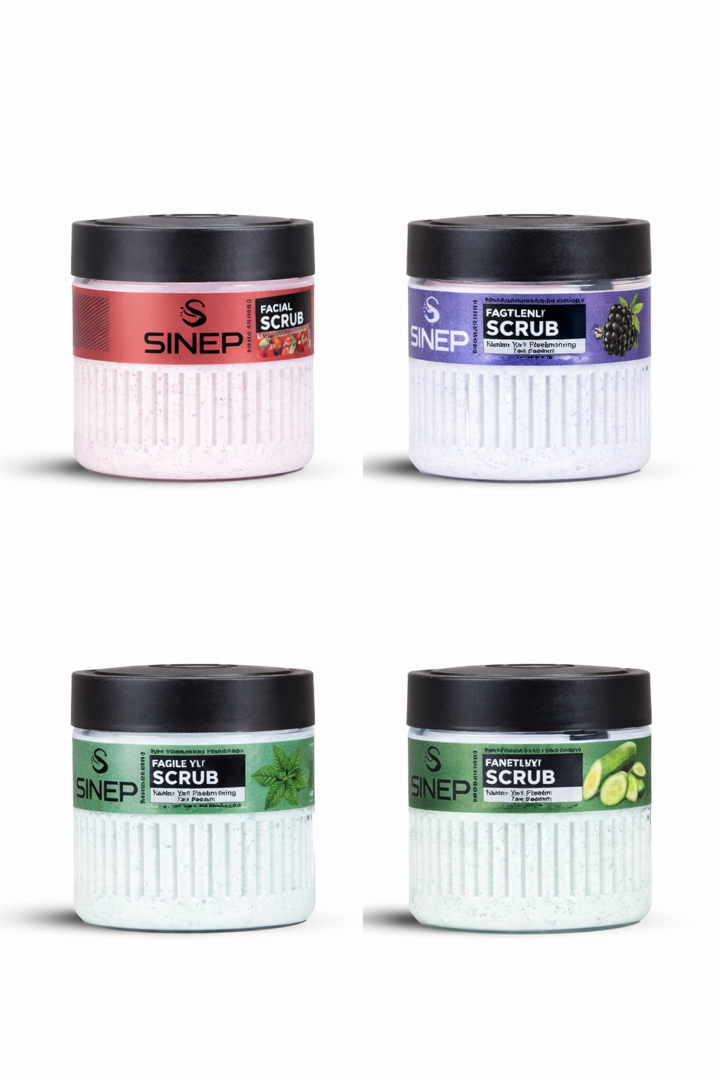 SINEP Pro-Care Facial Scrub Mint – Refreshing Face Peeling