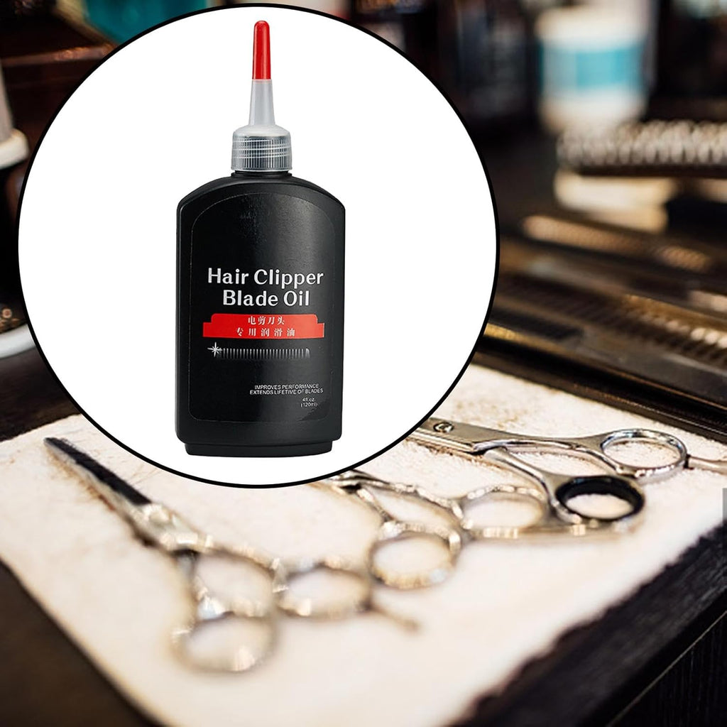 Hair Clipper Oil 120ml – Blade Lubricant for Clippers & Trimmers