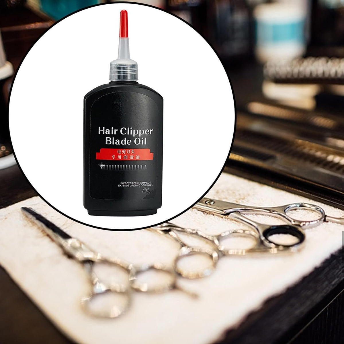 Hair Clipper Oil 120ml – Blade Lubricant for Clippers & Trimmers