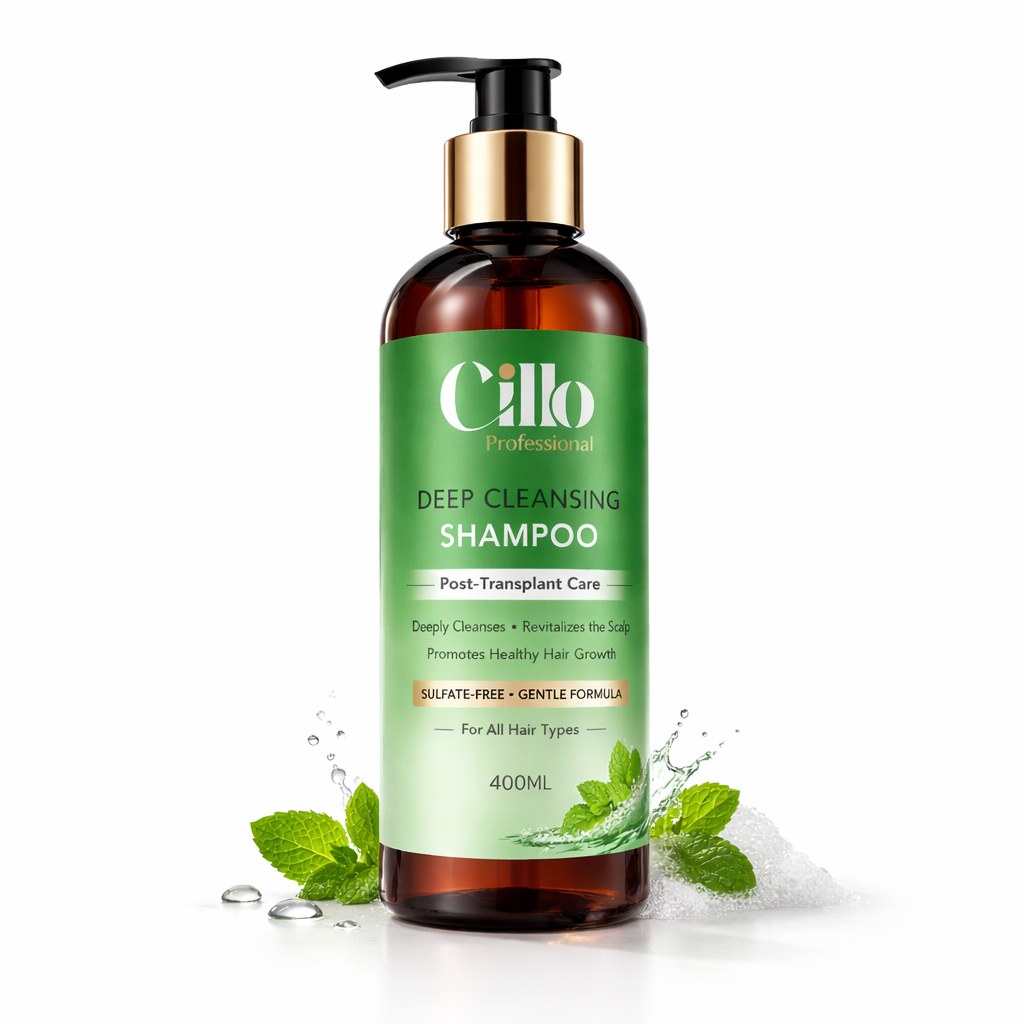 Cillo Deep Cleansing Shampoo 400ml – Eucalyptus Clarifying Formula