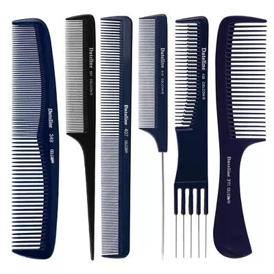 Dateline Professional Blue Celcon Plastic Teasing and Lifter Comb - 301