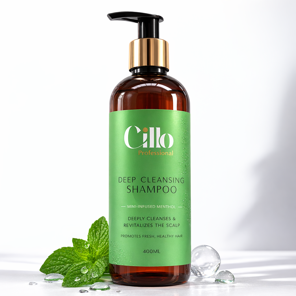 Cillo Deep Cleansing Shampoo 400ml – Eucalyptus Clarifying Formula