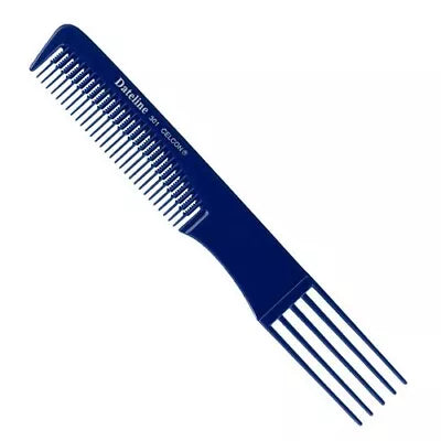 Dateline Professional Blue Celcon Plastic Teasing and Lifter Comb - 301