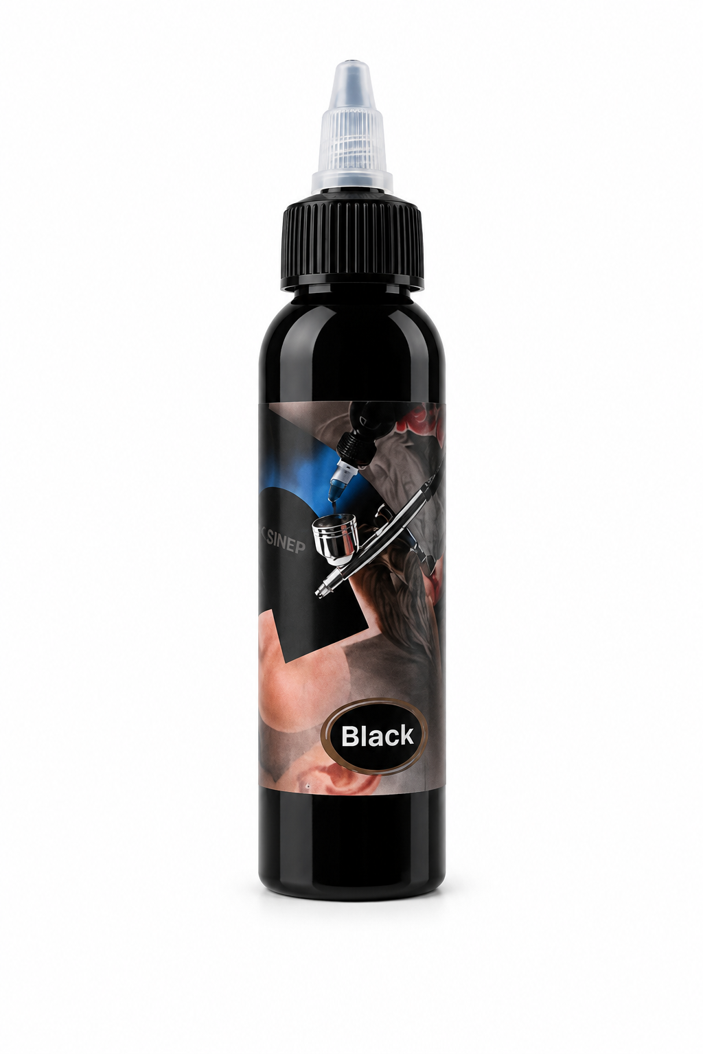 Professional Airbrush Black Ink 60ml (2 fl oz) Water Based Airbrush Paint