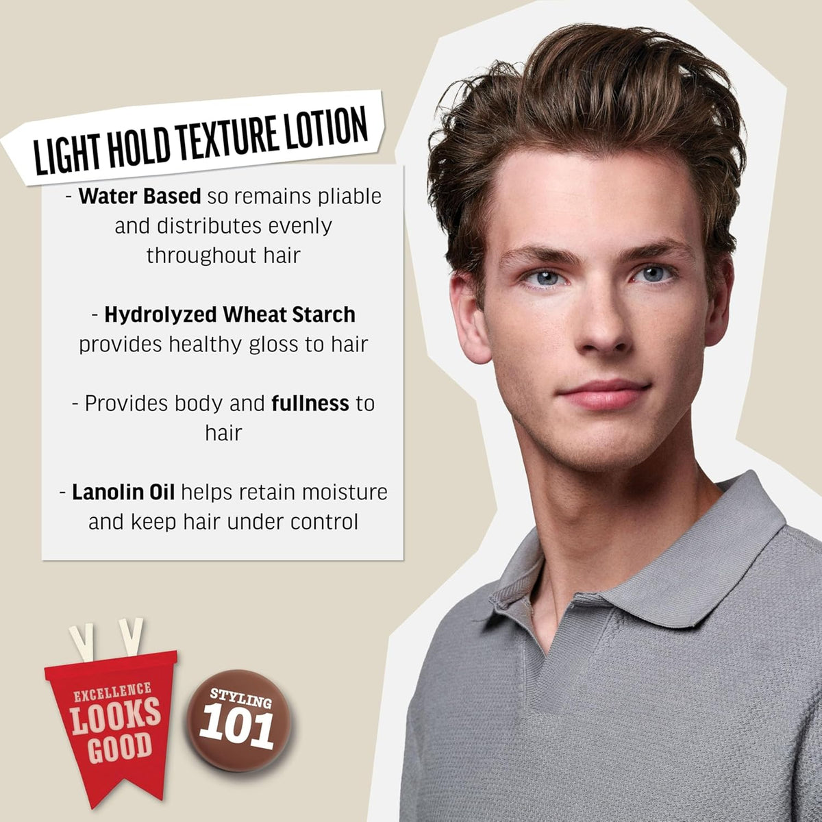 American Crew Light Hold Texture Lotion – 250ml