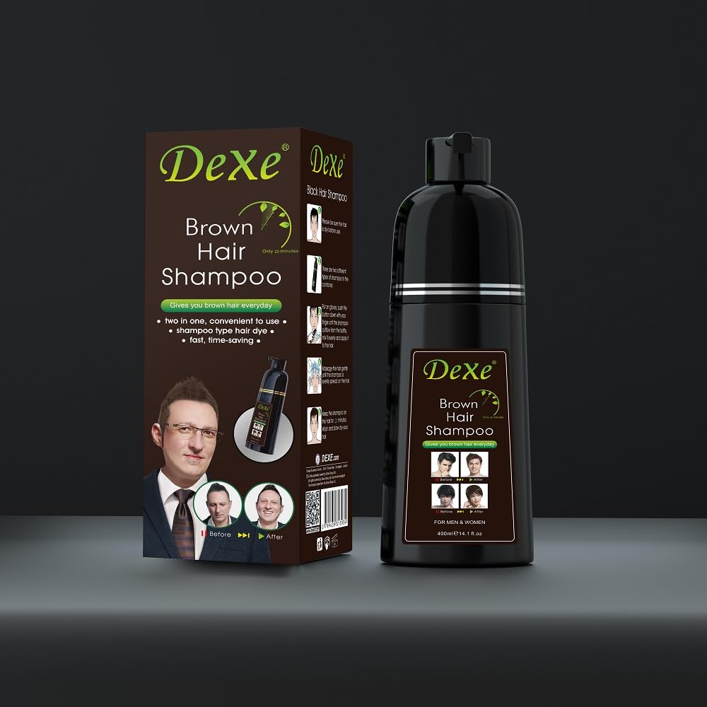 Dexe Brown Hair Color Shampoo 400ml