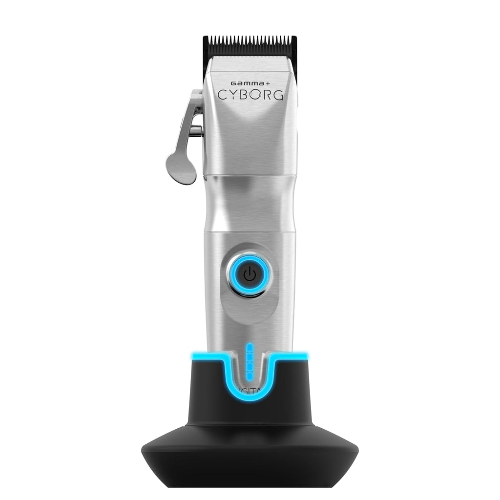 GAMMA+ Cyborg Professional Metal Cordless Ergonomic Hair Clipper