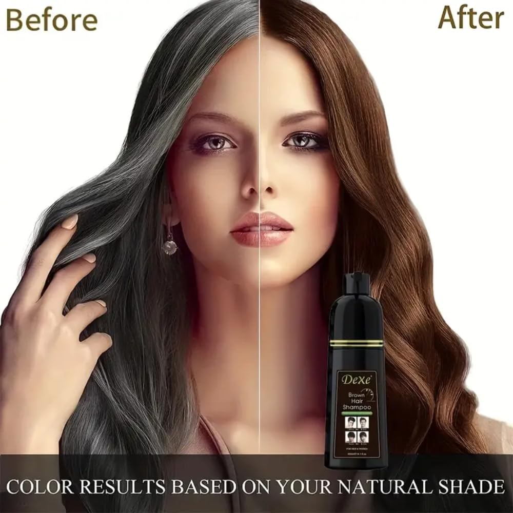 Dexe Brown Hair Color Shampoo 400ml