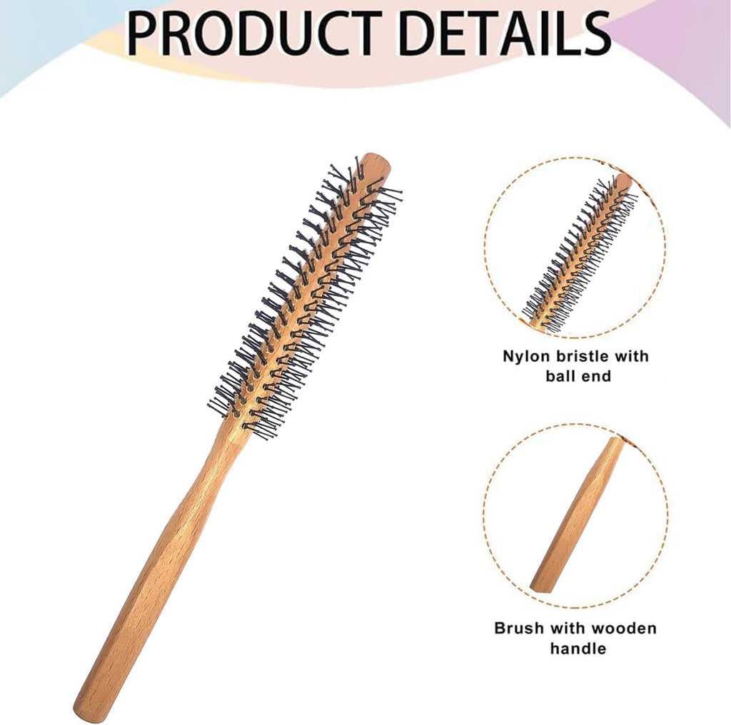 Beard Round Brush – Detangling, Straightening & Blow-Dry Styling
