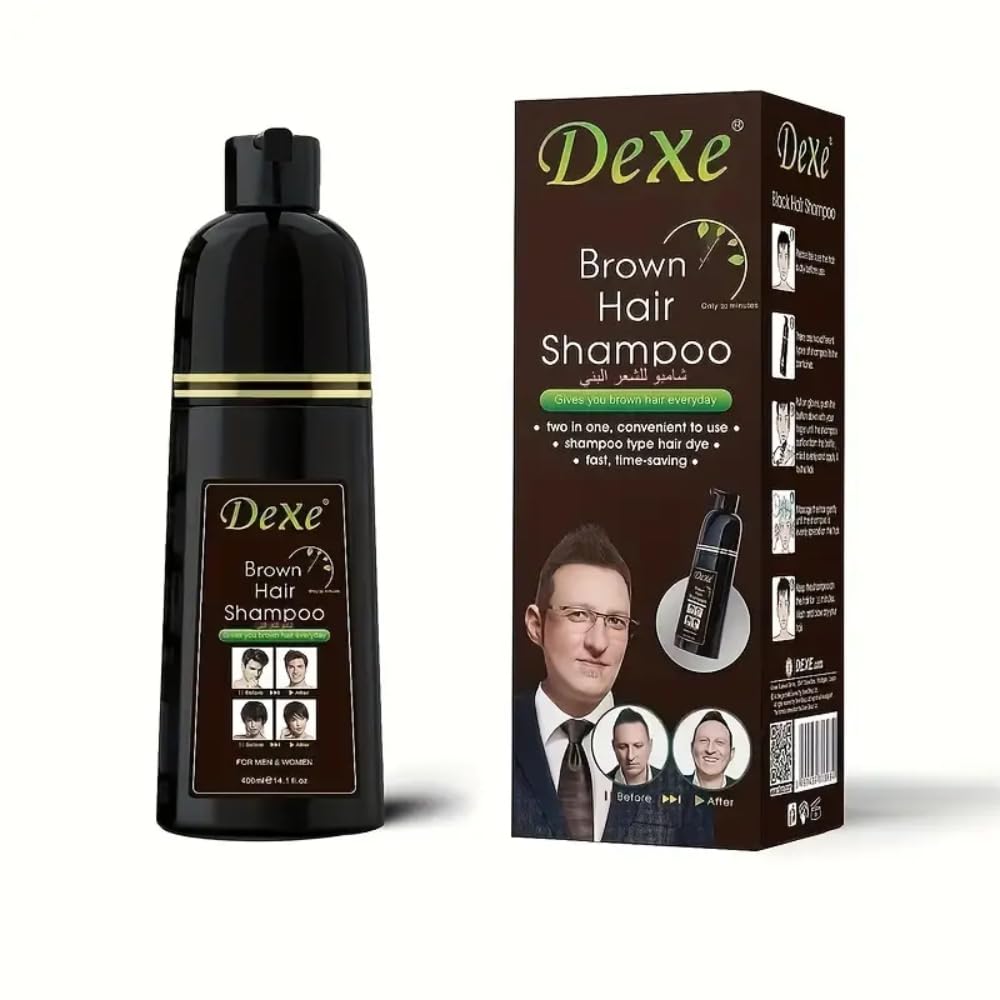 Dexe Brown Hair Color Shampoo 400ml