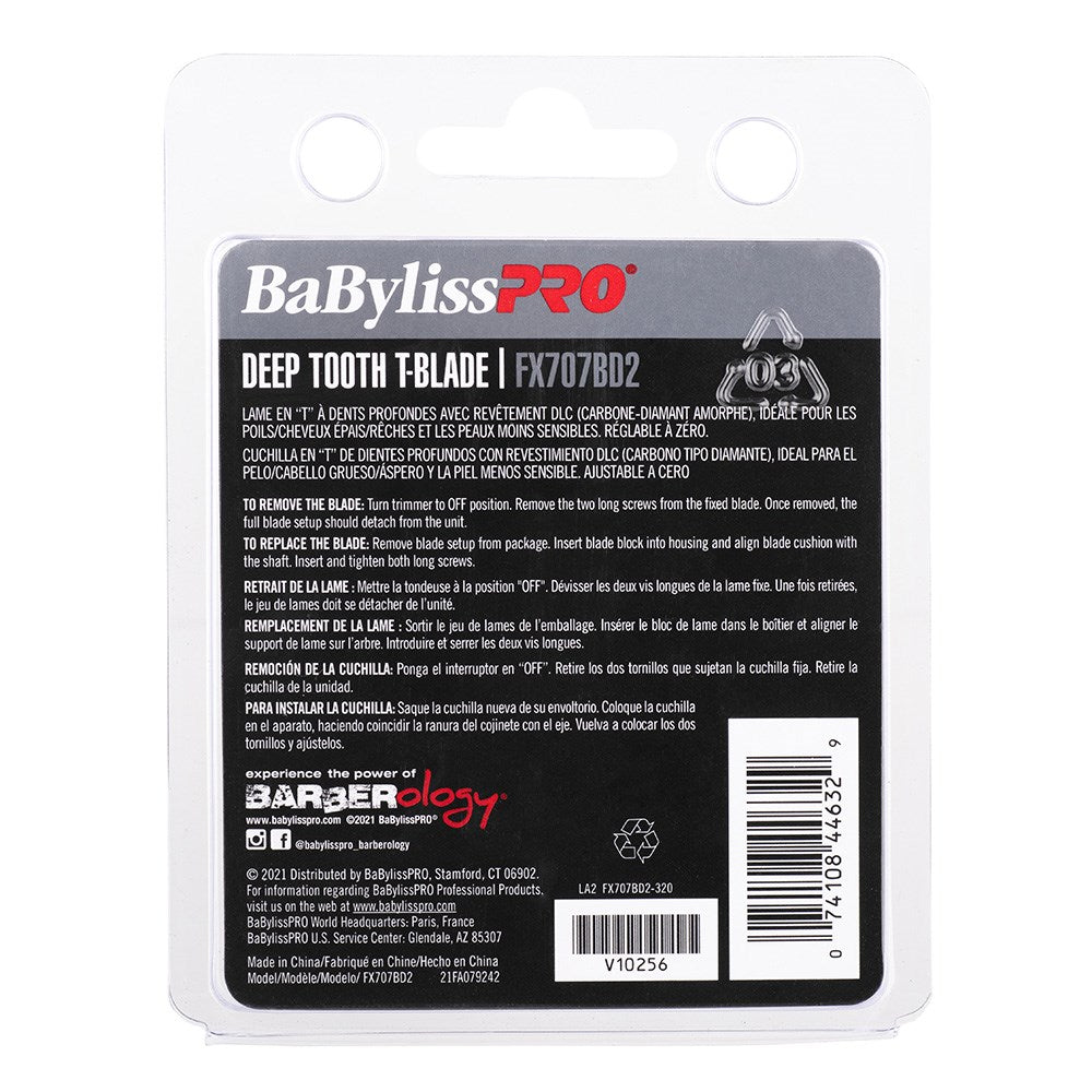 Babyliss Pro DLC Deep Tooth Replacement Trimmer Blade - FX707BD2