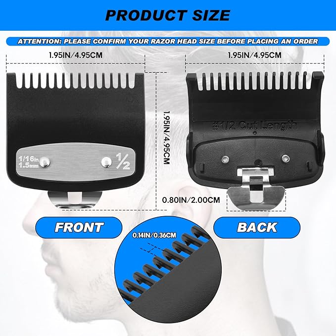 Half Guard Clipper Metal Black #1/2
