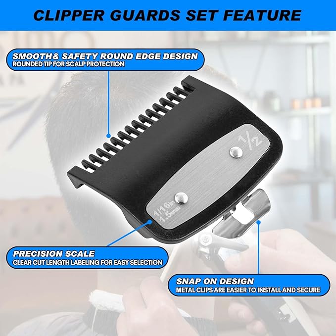 Half Guard Clipper Metal Black #1/2