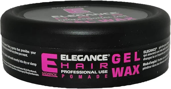 Elegance Hair Gel Wax – 140g Pink for Strong Hold & Natural Shine