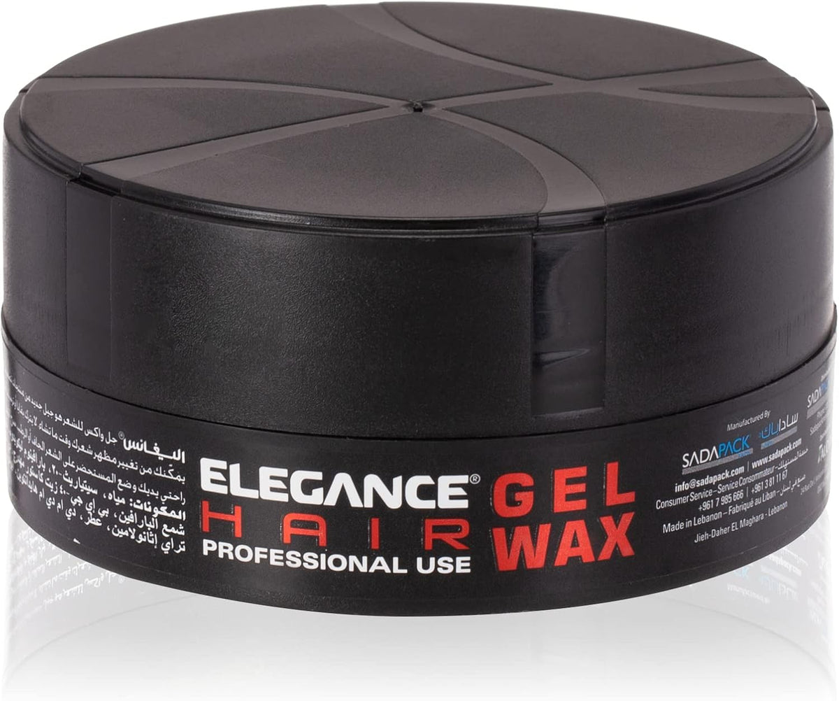 Elegance Hair Gel Wax – 150ml Red for Strong Hold & High Shine