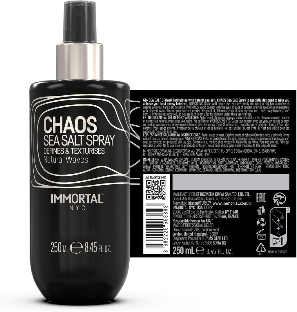 Immortal NYC Chaos Sea Salt Spray 250ml