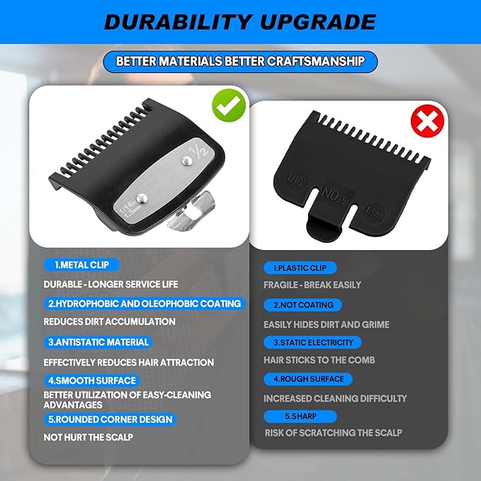 Half Guard Clipper Metal Black #1/2
