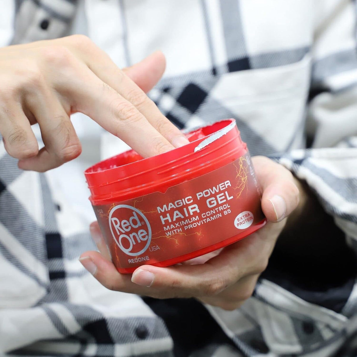 RedOne Magic Power Hair Gel 450ml – Ultra Hold Shine Styling Gel