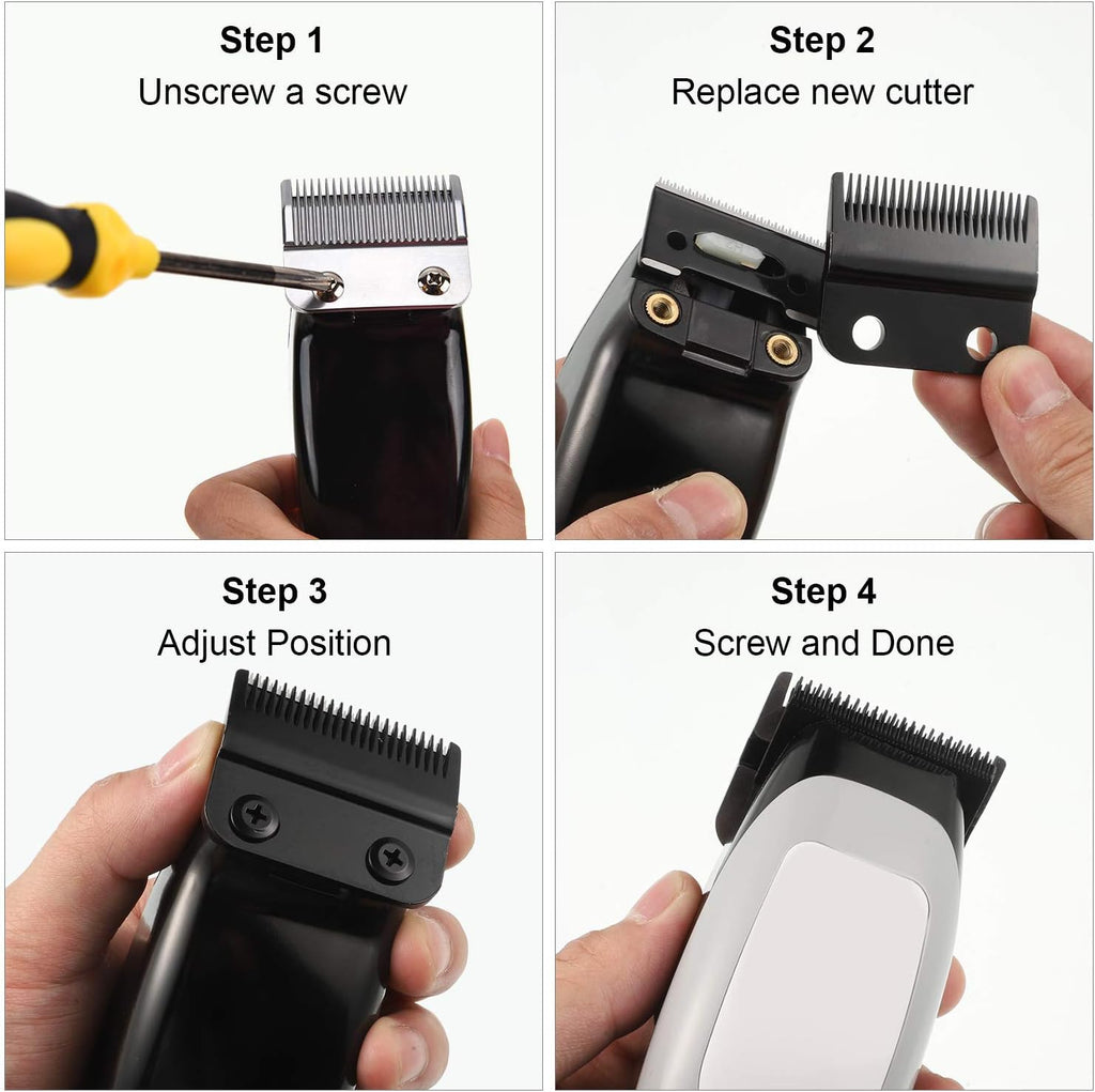 Universal Clipper Replacement Blades 2pcs – Fits Wahl Andis Babyliss