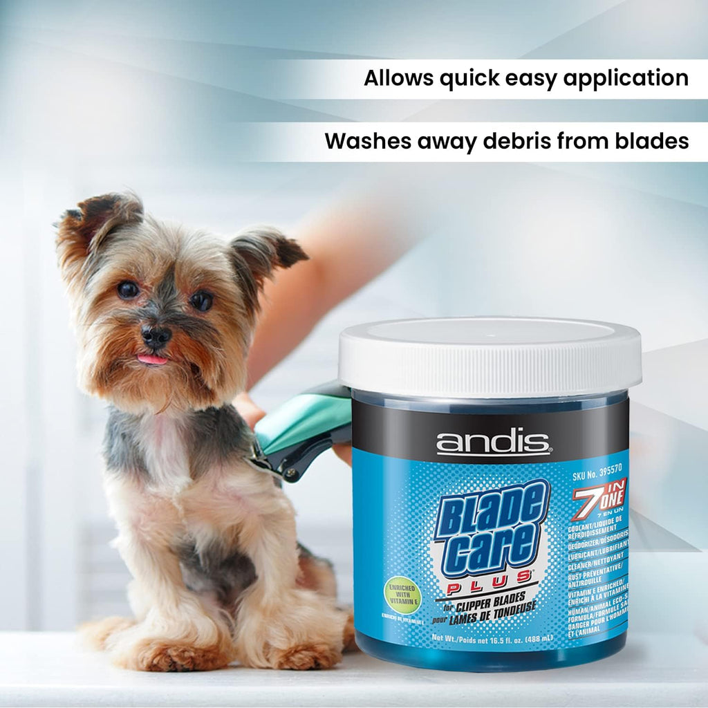 Andis Clipper Barber Disinfectant 7 in 1 Cooling Cleanser Jar 488ml