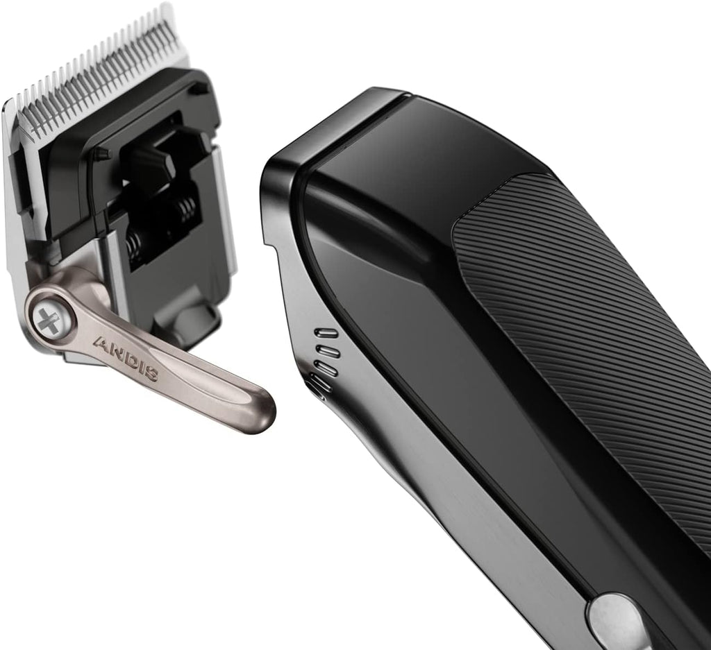 Andis Revite Fade Clipper – Black, 00000 Ultra-Close Blade, Cordless