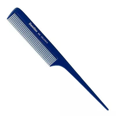 Dateline Professional Blue Celcon Regular Plastic Tail Comb Precision - 501
