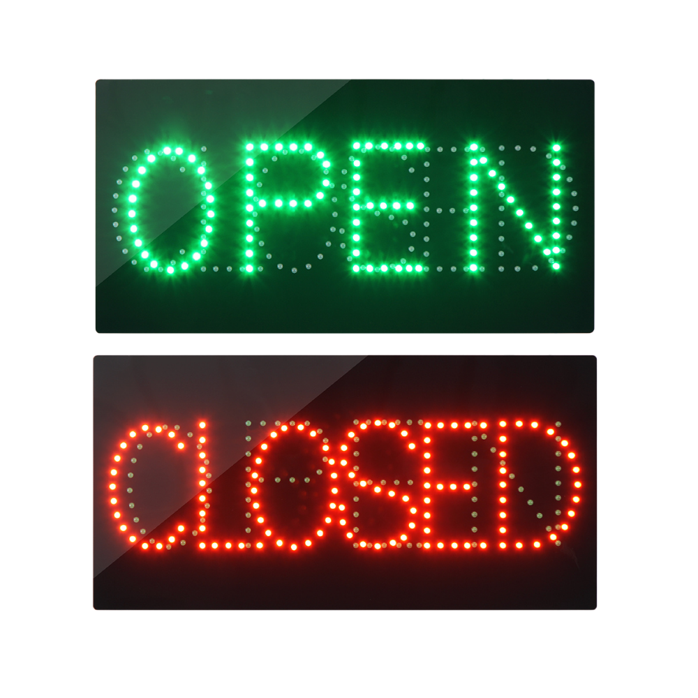 9x19 Inch LED Sign Light Box – OPEN/CLOSED Advertising Board