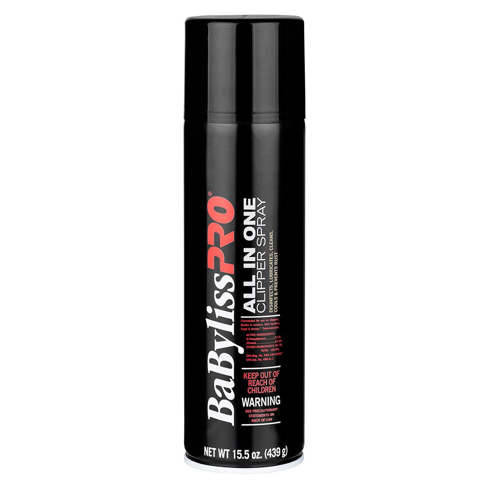 BaBylissPRO All In One Barber Disinfectant Clipper Spray 439g