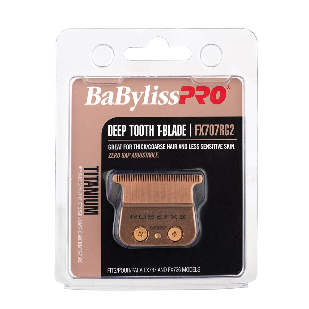 Babyliss Pro Rosefx Trimmer Replacement Blade 2.0Mm Deep Tooth - FX707RG2