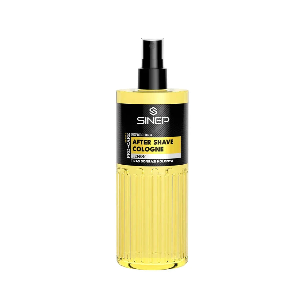 SINEP Aftershave Cologne No.6 Lemon 400ml Refreshing Barber Aftershave