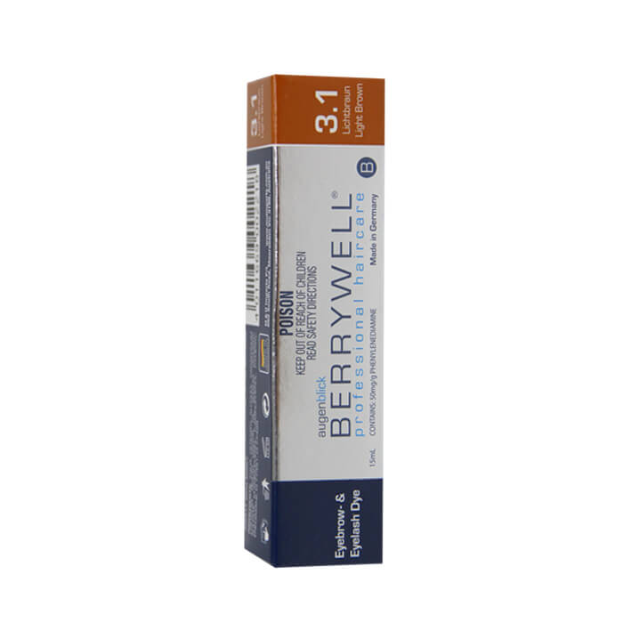 Berrywell Eyebrow And Eyelash Tint Light Brown 15ml No 3-1