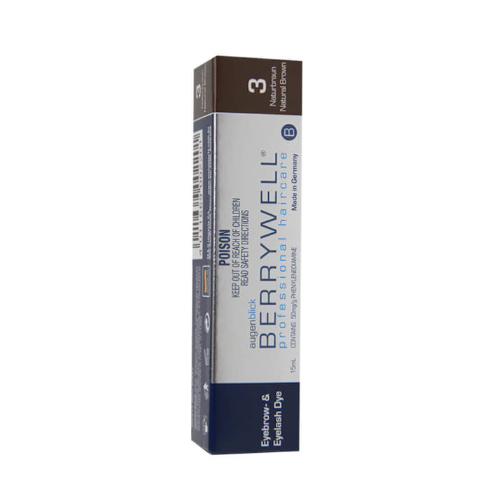 Berrywell Eyebrow And Eyelash Tint Natural Brown 15ml No 3