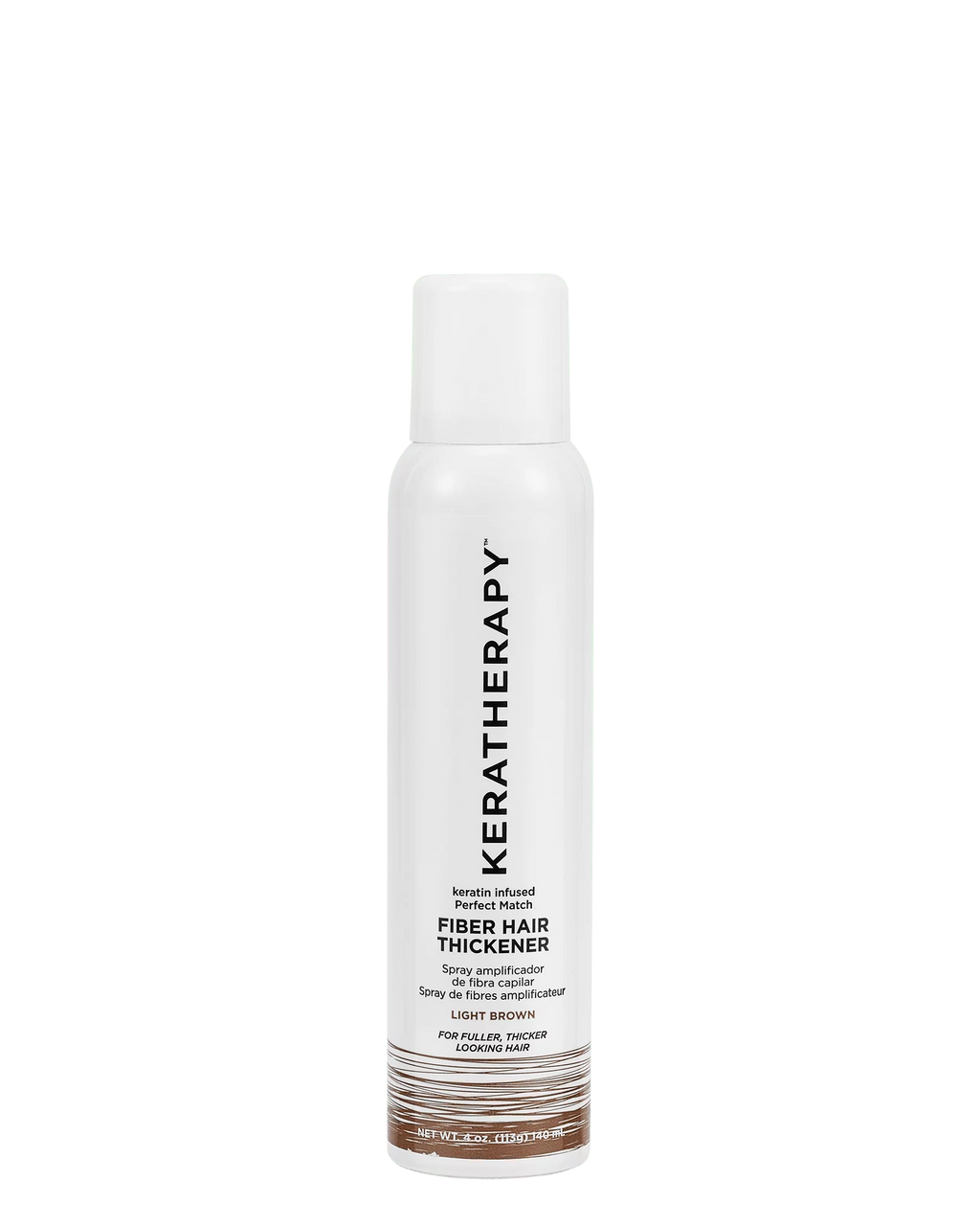 Keratherapy Fiber Hair Thickener - Light Brown 140ml