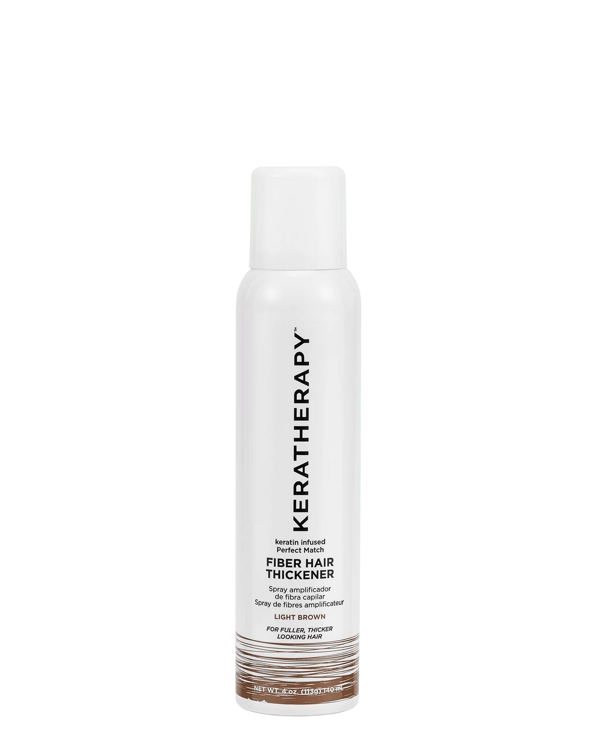Keratherapy Fiber Hair Thickener - Light Brown 140ml