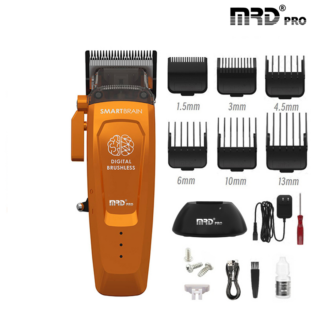 MRD SmartBrain Clipper Orange – Brushless Fade & Blend Clipper